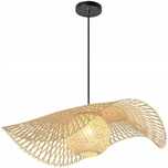LAMPA WISZĄCA SUFITOWA bambusowa wiklina kapelusz boho 67cm APP1548