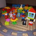 Zestaw lego duplo mix dwa pociągi i tory