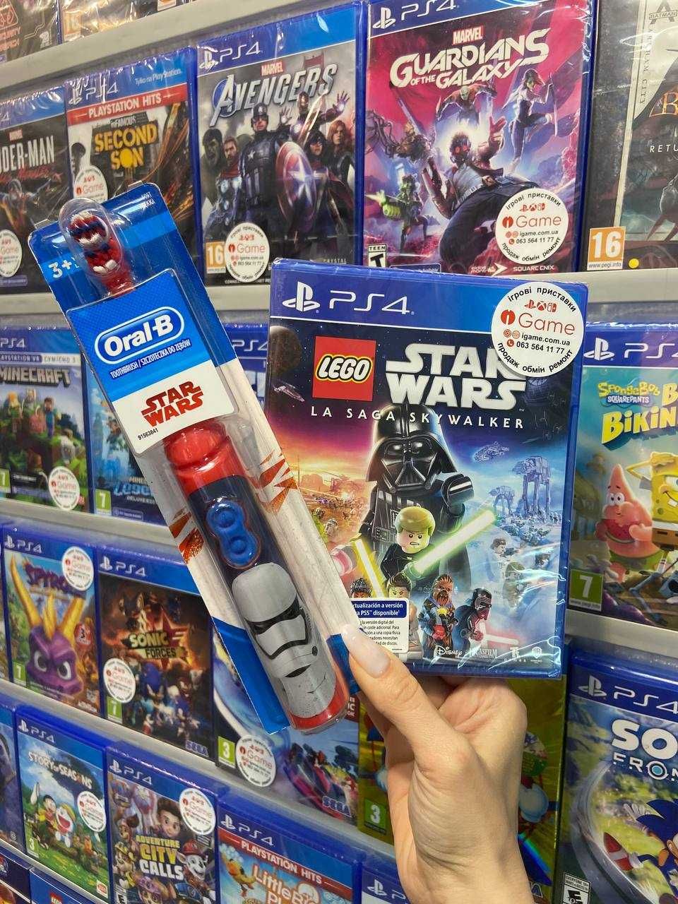 Lego Star Wars: The Skywalker Saga PS4 + щітка Oral-B igame