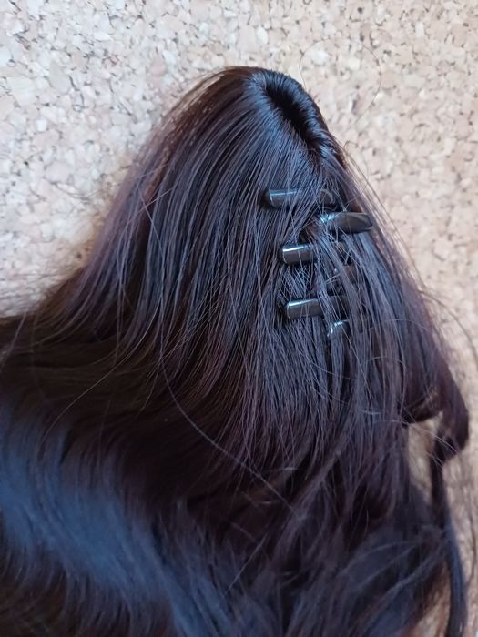 Extensão de cabelo, rabo de cavalo.
Novo.