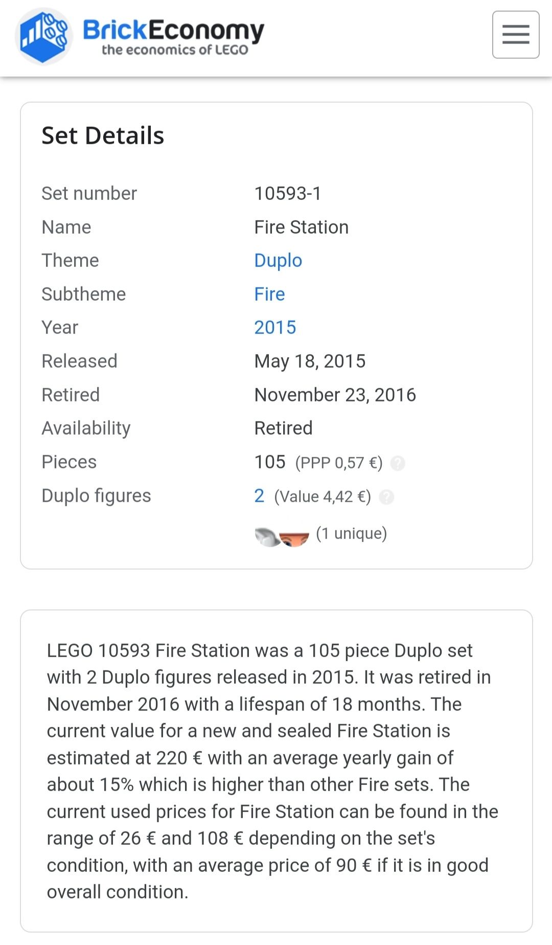 Quartel dos Bombeiros (LEGO DUPLO Town 10593)