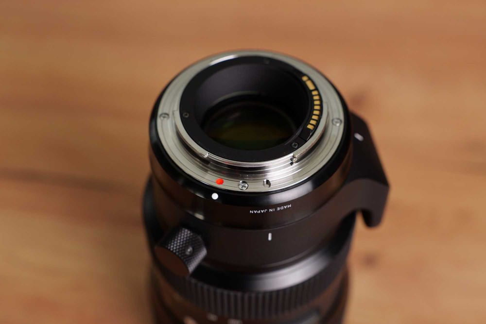 sigma 50-100 f/1.8 mocowanie canon ef