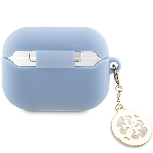 Guess Etui na AirPods Pro 2 - Niebieskie 3D Rubber Charm 4G