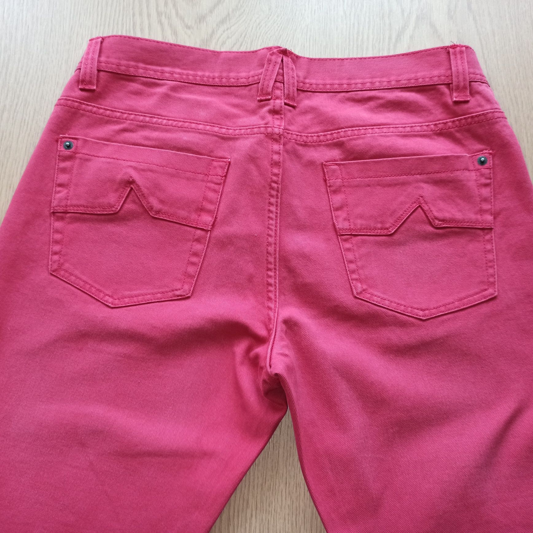 Jeansy czerwone Livergy Lidl