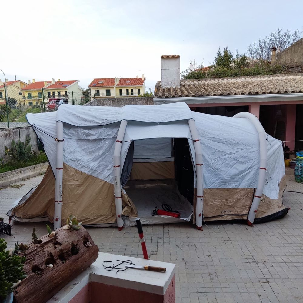 Tenda Decatlon 6 pessoas -  Quechua 6.3 Air Seconds Famlily