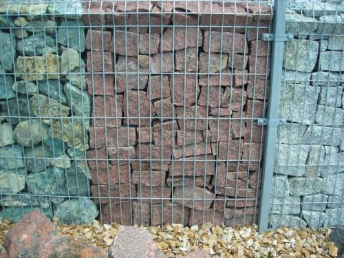 Kamień granit łupek czerwony Vanga gabion gabiony do koszy gabionów