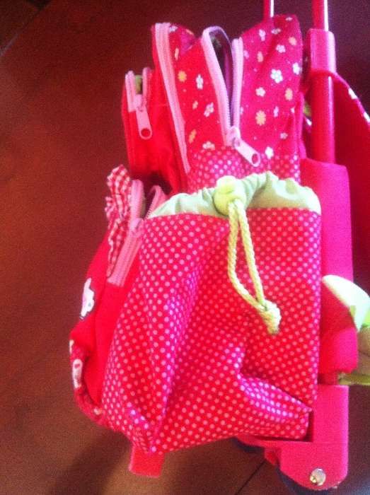 Mochila Troley Hello kitty vermelho