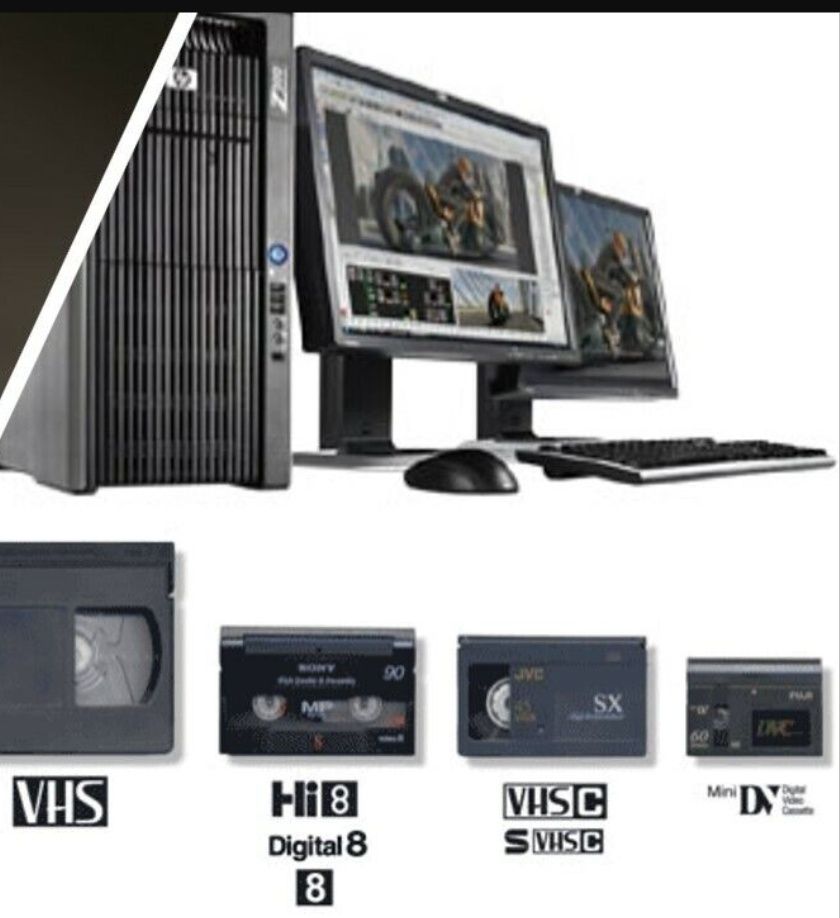 Conversão e edição de videos em formatos analógicos para digital (pen)