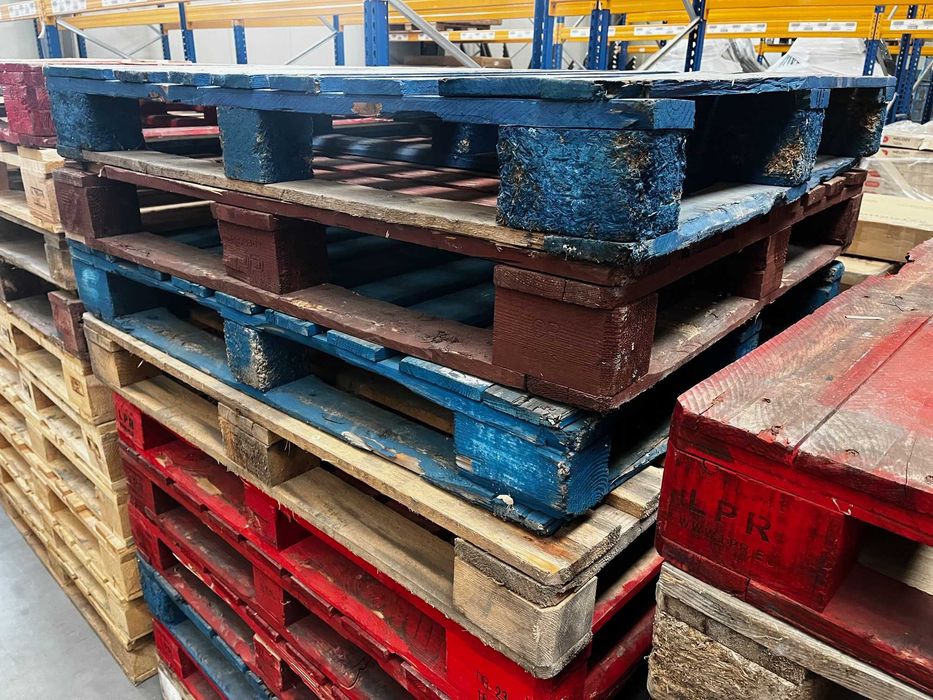 Palety drewniane używane 120x120 cm,  120x100 cm – dobry stan