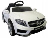 Mercedes GLA45 biały Miękkie koła Eva, miękki fotelik