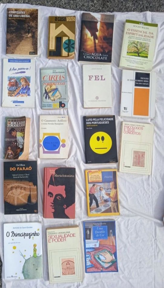 Livros 2€ cada um