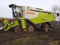 Claas Lexion 760 + heder + stół rzepak + heder kukurydza 2012 rok