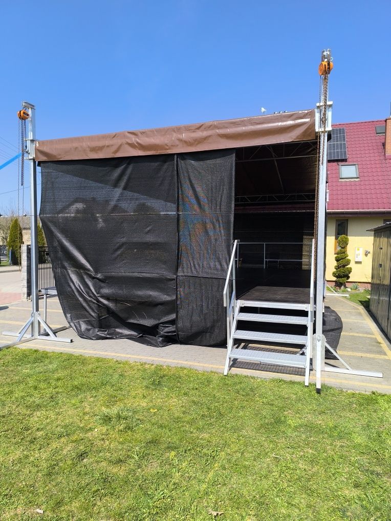 Scena mobilna 7,5/5m kompletna