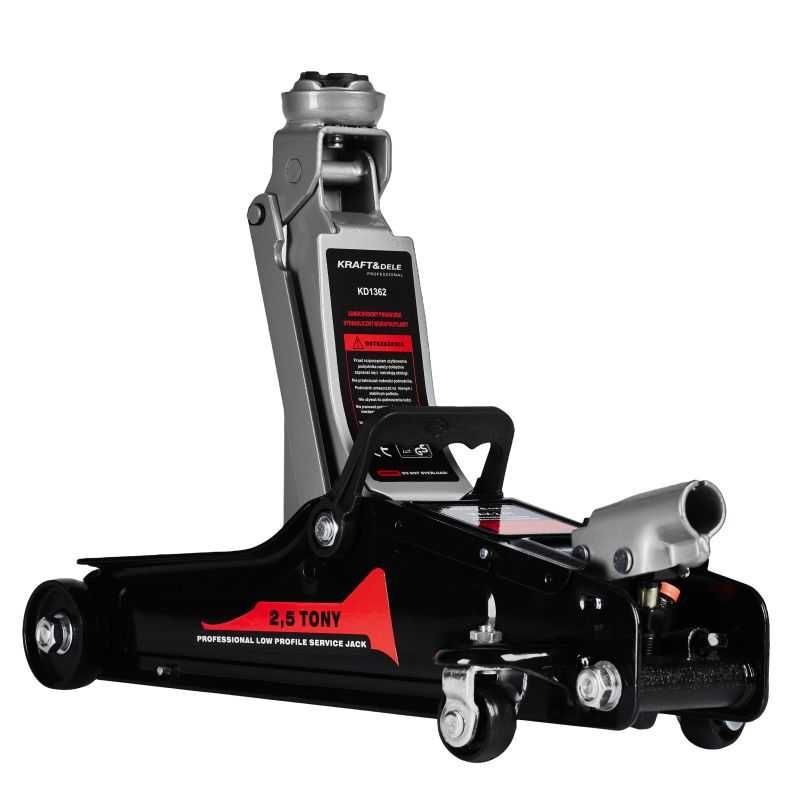 KRAFT&DELE Podnośnik Samochodowy Żaba Lewarek 2,5t Niski 2500kg KD1362