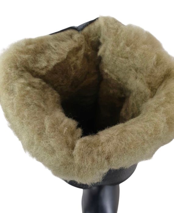 Klasyczne długie ocieplane kozaki damskie skóra 38 Gardenia