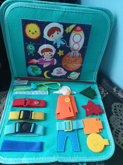 Tablica manipulacyjna sensoryczna Montessori XXL