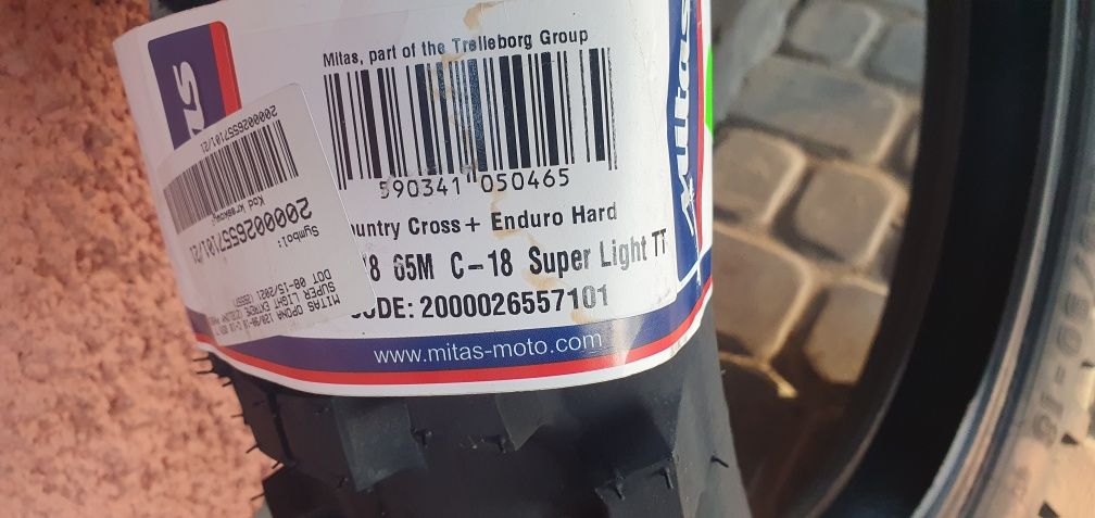 Opona Mitas 120/90-18 C18 Super light Enduro Cross Exc Wr Gas gas TE
