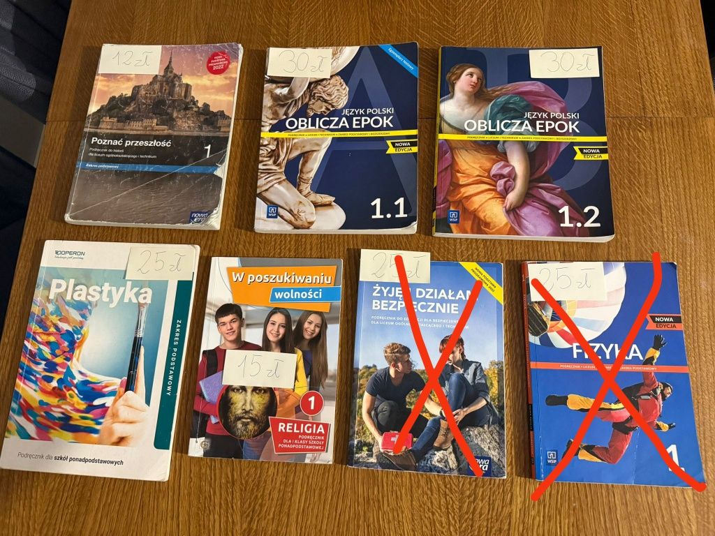 Podręczniki do klasy 1 liceum/technikum