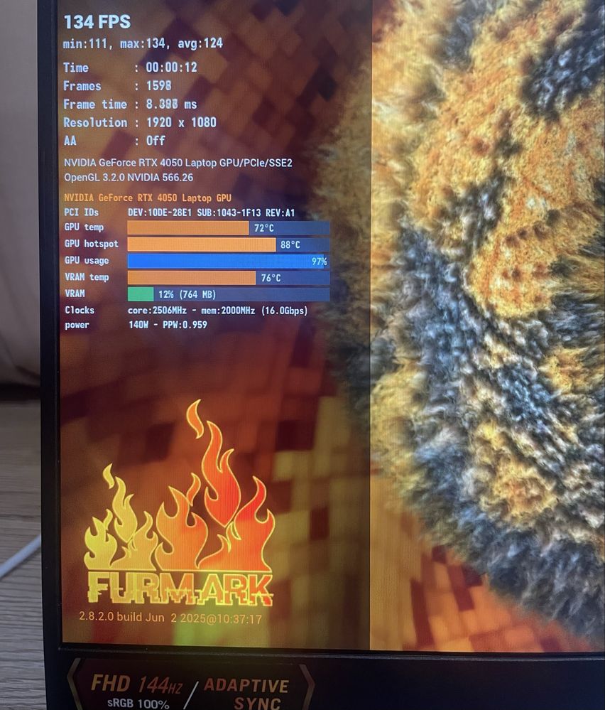ASUS TUF Gaming A15 / RTX 4050 (6gb 140w) / Ryzen 7- 7435HS / 16 ГБ