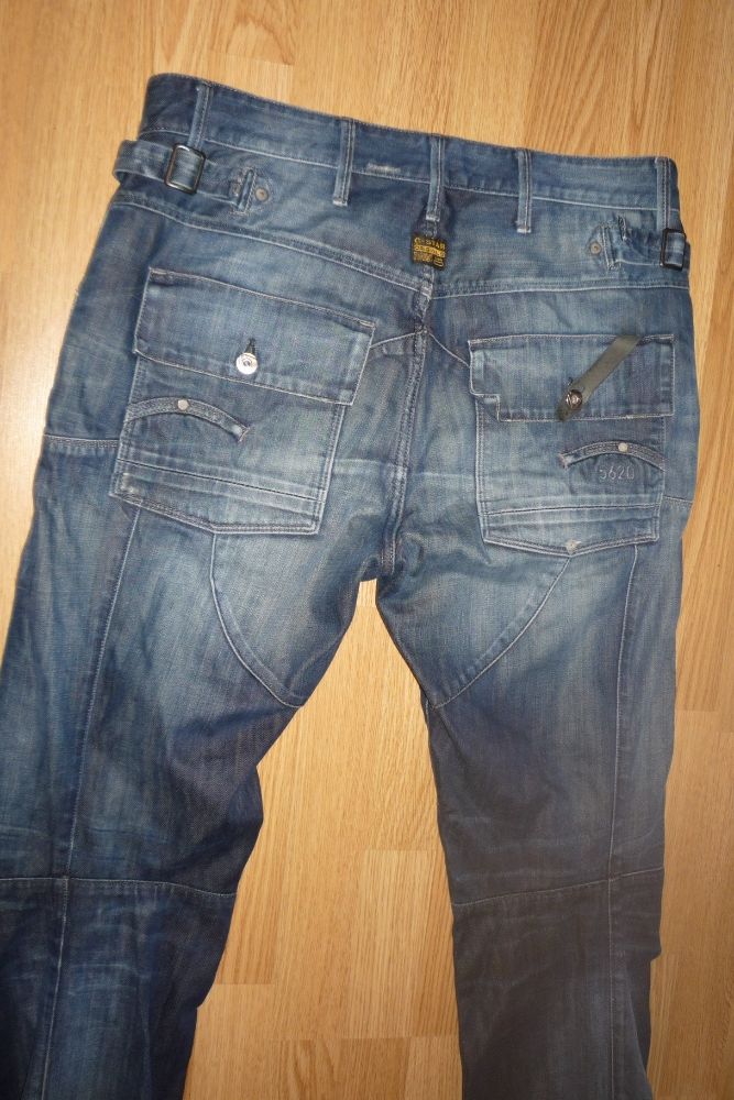 Spodnie męskie jeans roz XL * G Star Raw Denim 3301 model 5620