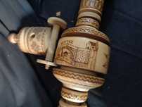 Cachimbo da India - Em madeira - Talhado a Mao - Peça Unica