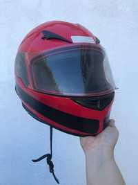 Capacete Vermelho para Moto