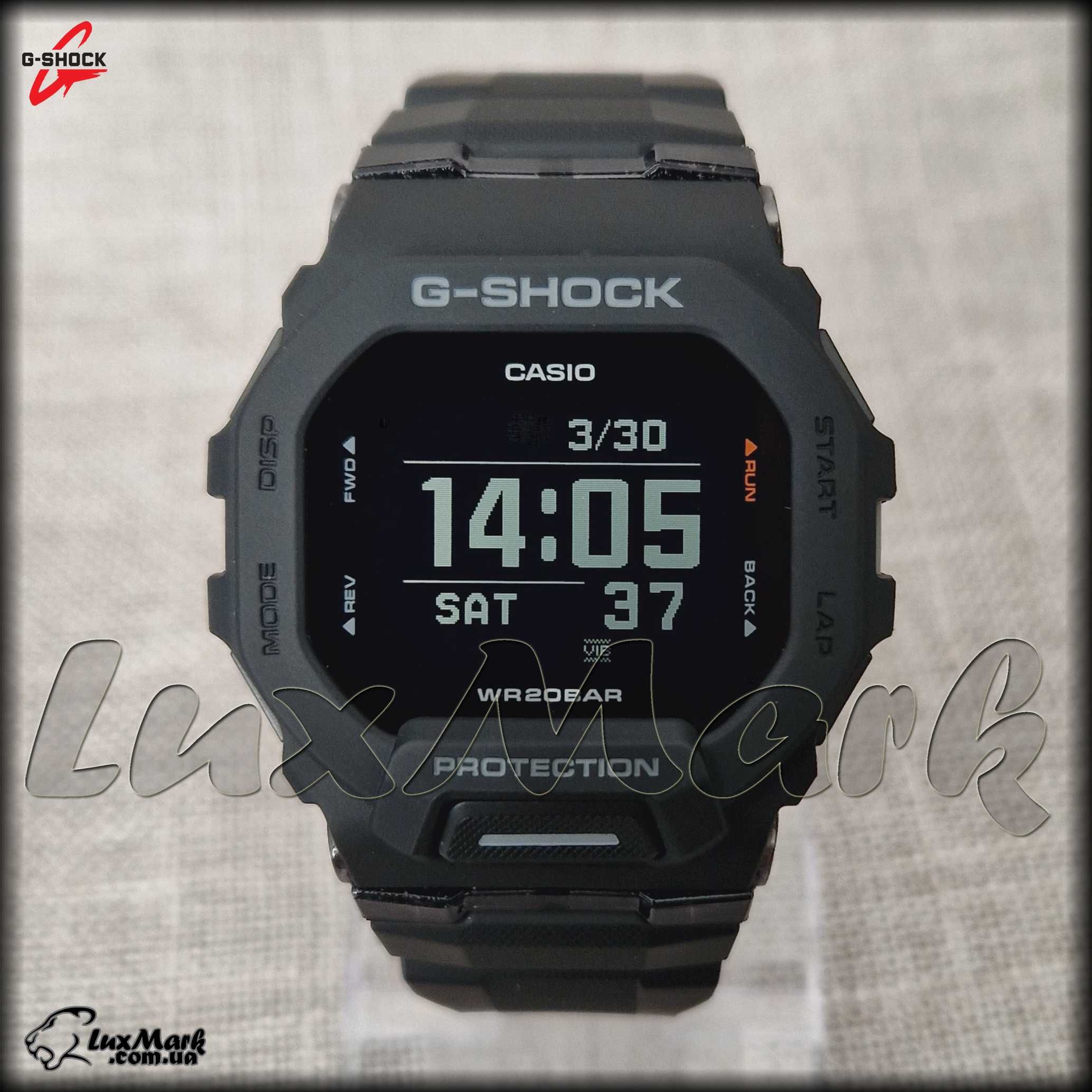 Годинник чоловічий Casio G-Shock GBD-200-1 Bluetooth крокомір