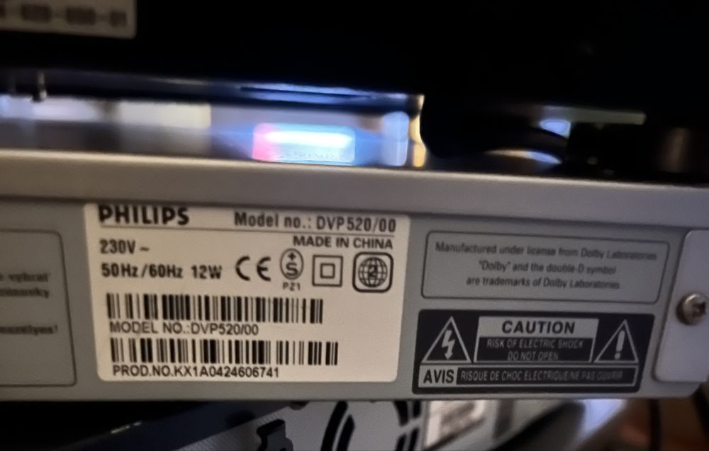 Leitor de DVD Philips DVP-520