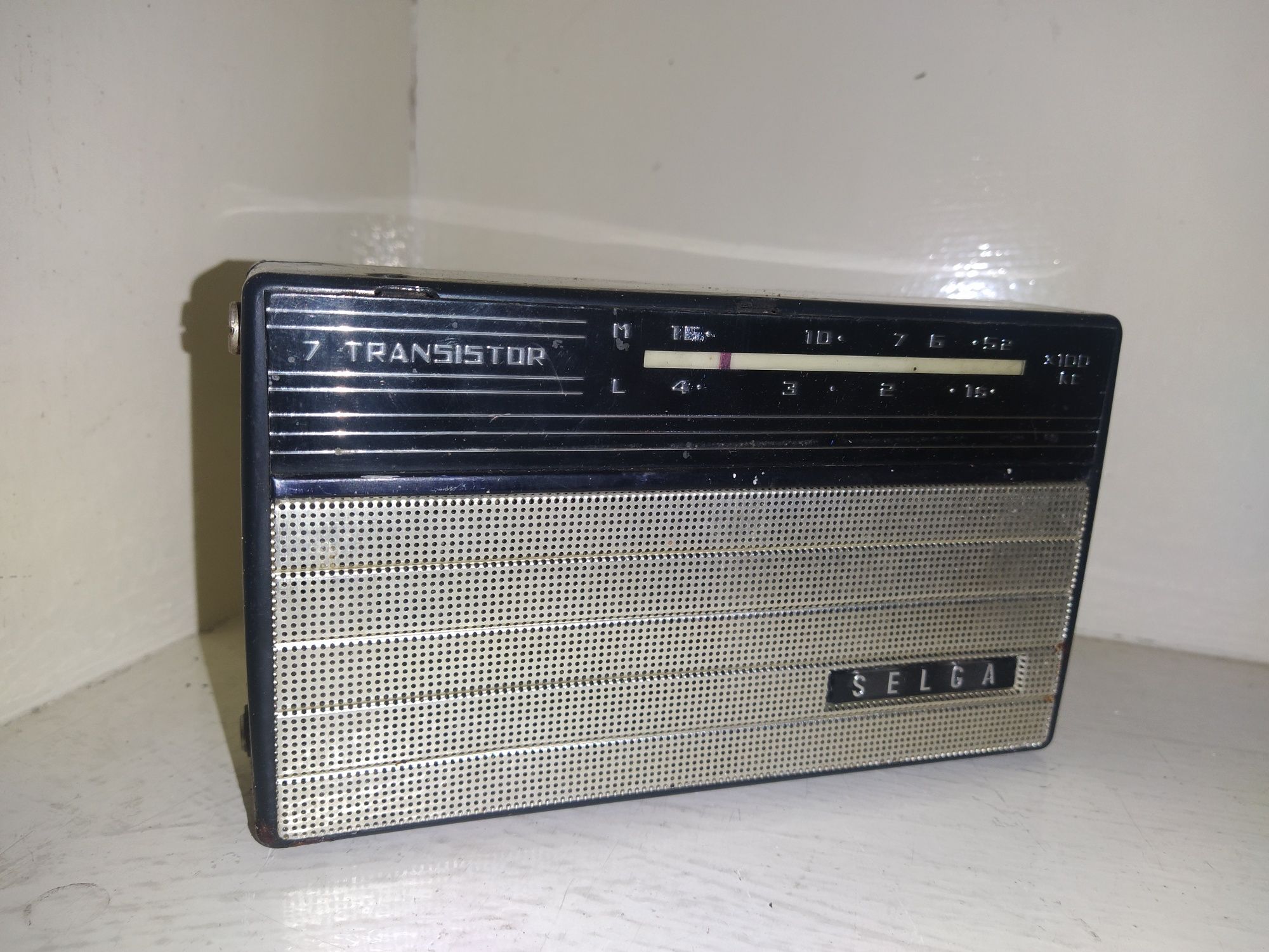 Radio selga 7 transistor x 100 KC cccp made in ussr