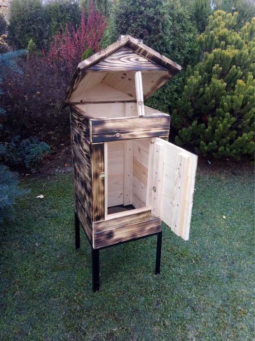 Wędzarnia drewniana opalana z jodły lub olchy