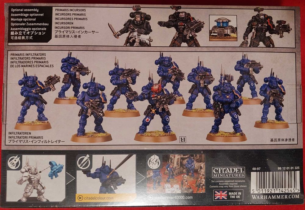 Warhammer 40000: Space Marines Primaris Infiltrators.