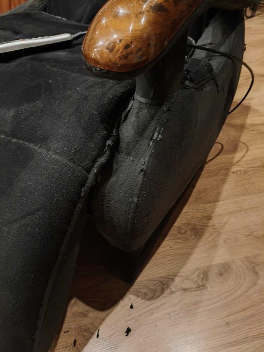 Fotel masujący rozkładamy duże kule 12 programów