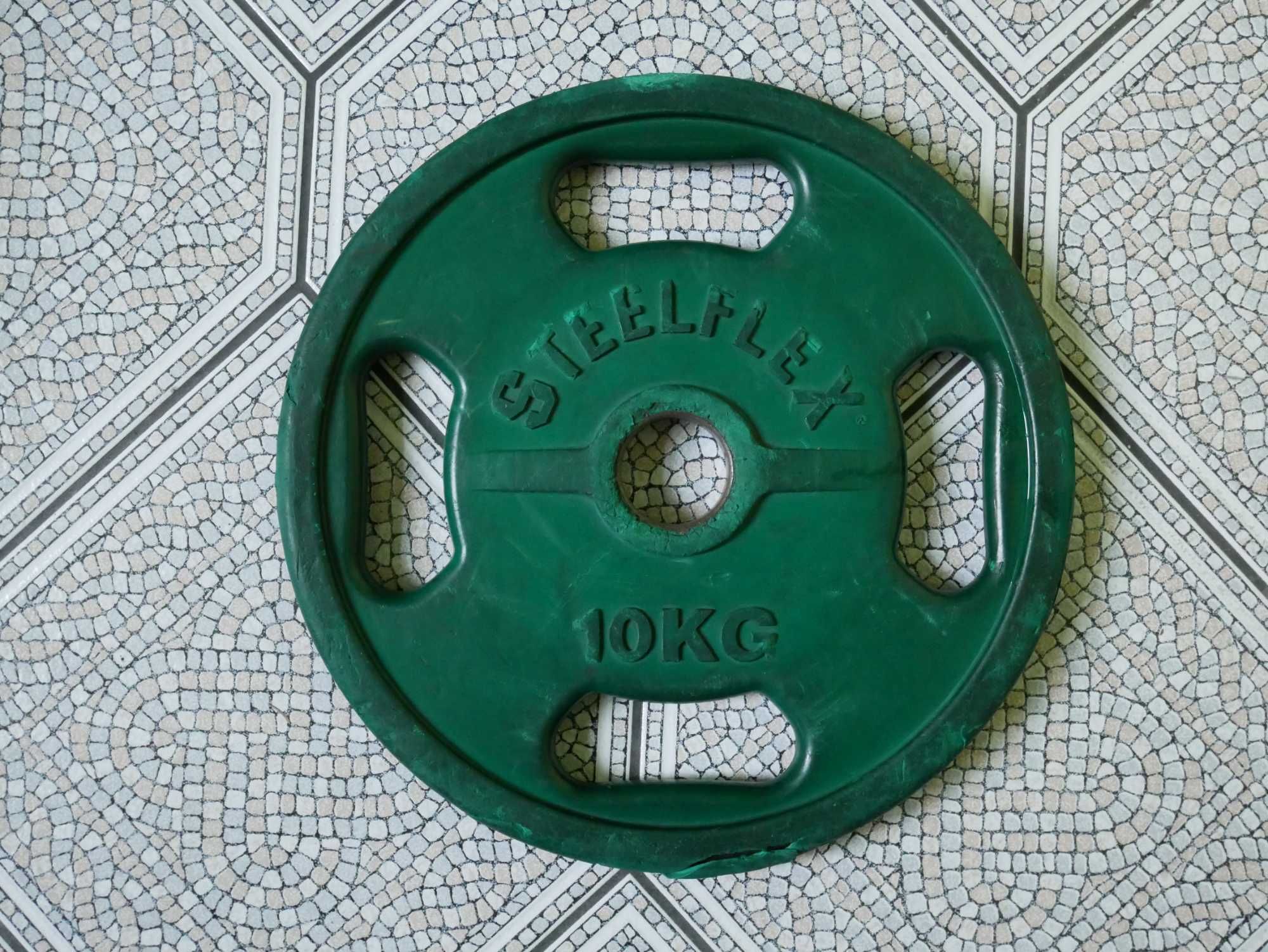 Obciążenie olimpijskie STEELFLEX 2 x 10 kg / przesyłka Olx