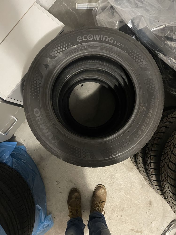 Opony KUMHO Ecowing es31 195/65/15 ! Komplet 4szt. ! Stan b.dobry !