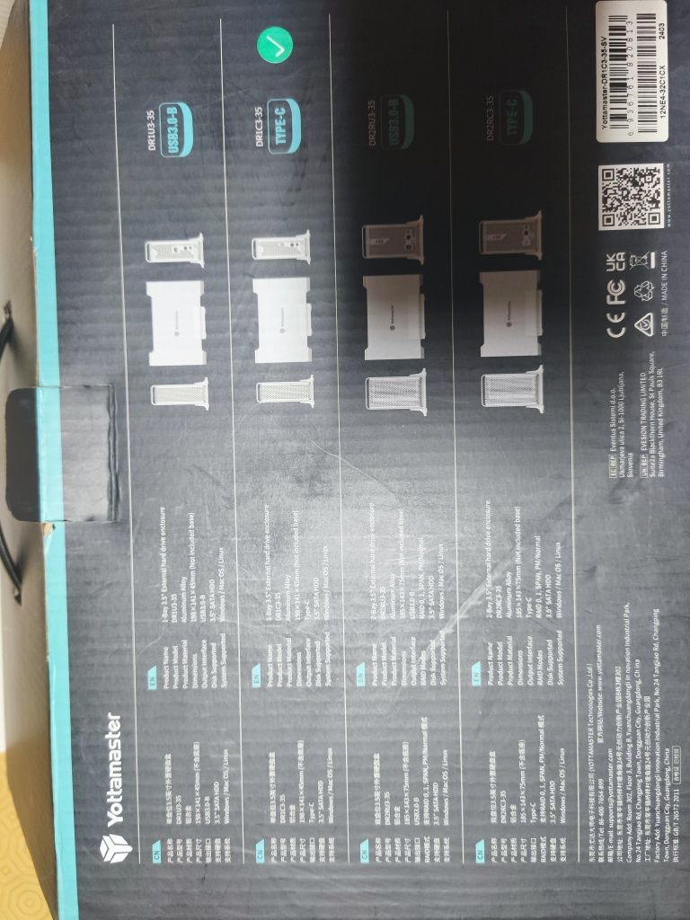 Caixa de disco SATA Yottamaster