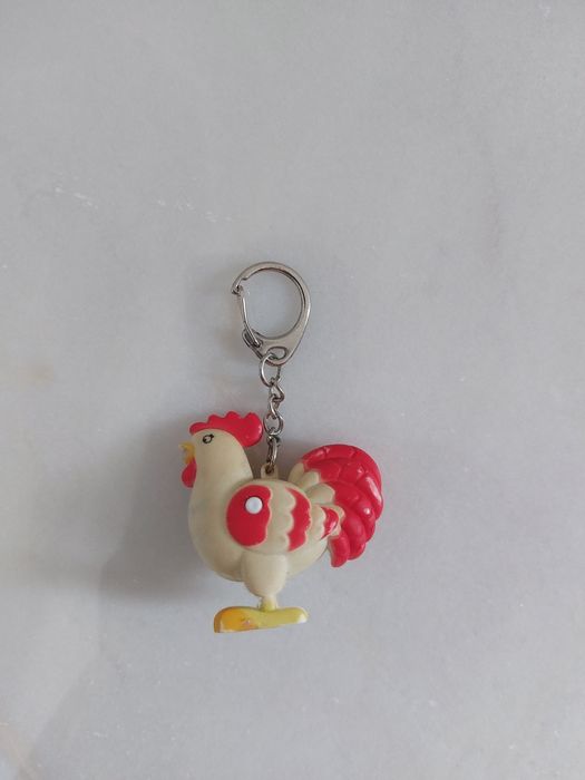 Porta-chaves Galo/Galinha