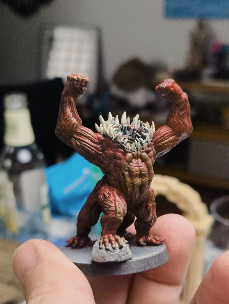 Impressão 3d de miniaturas para jogos como Warhammer 4k e Dnd