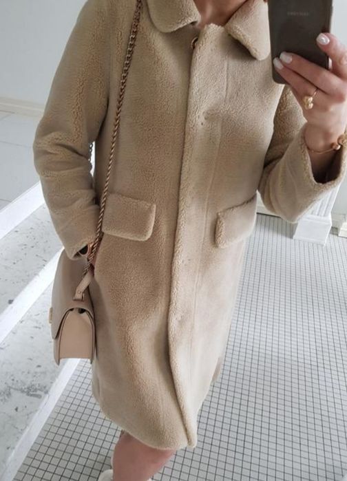 Шуба пальто овчина