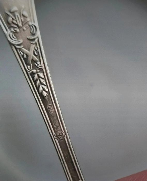 Posrebrzane łyżeczki zestaw Hefra Fraget Met 60