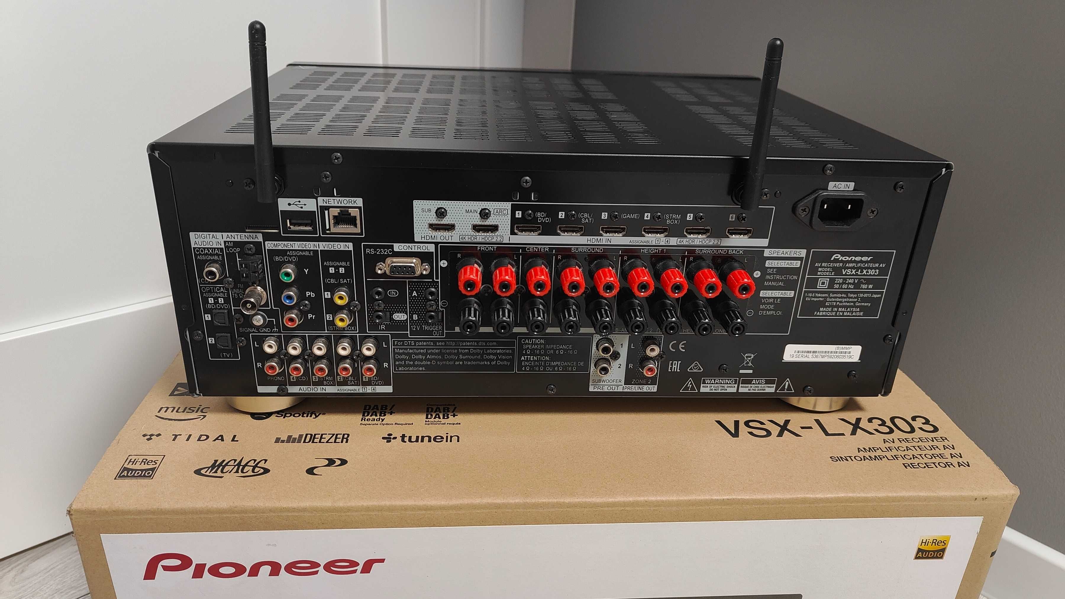 Amplituner Pioneer VSX-LX303 9.2 czarny