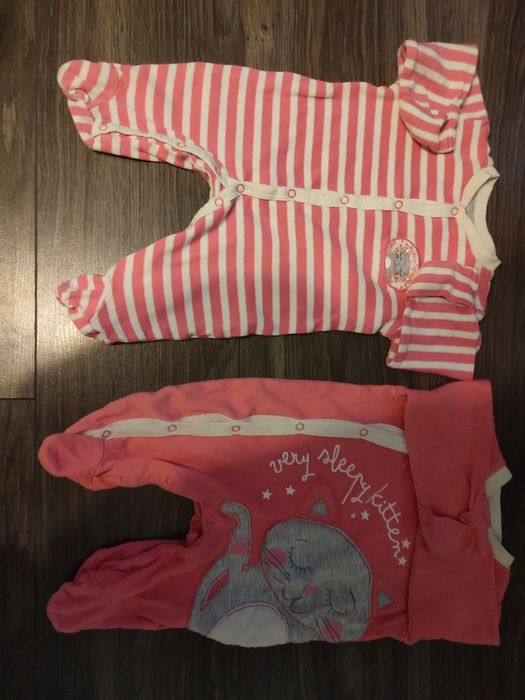 Pajacyki 2szt. 62 dziewczynka cool club