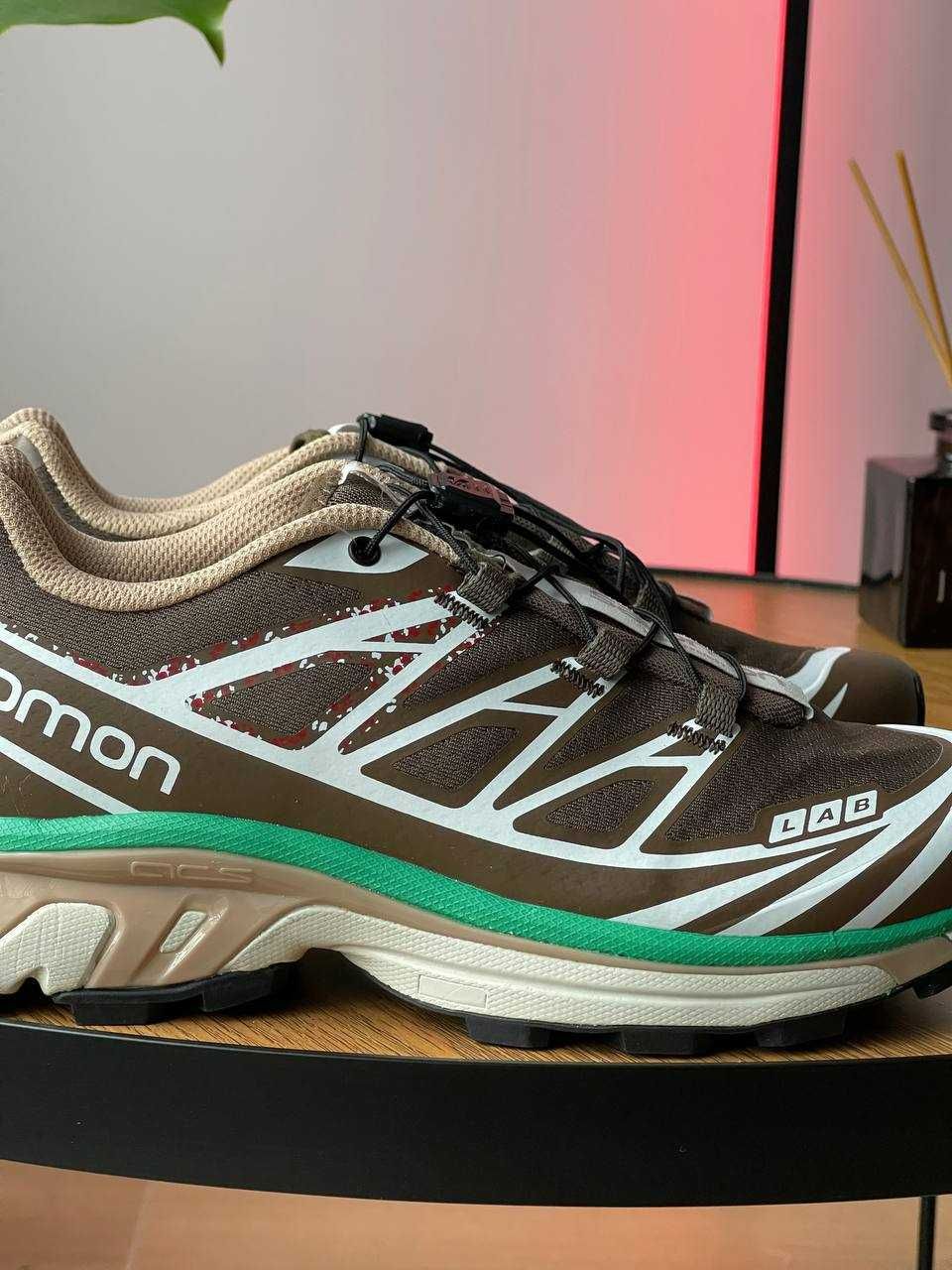 Кроссовки Salomon XT-6 Green Brown