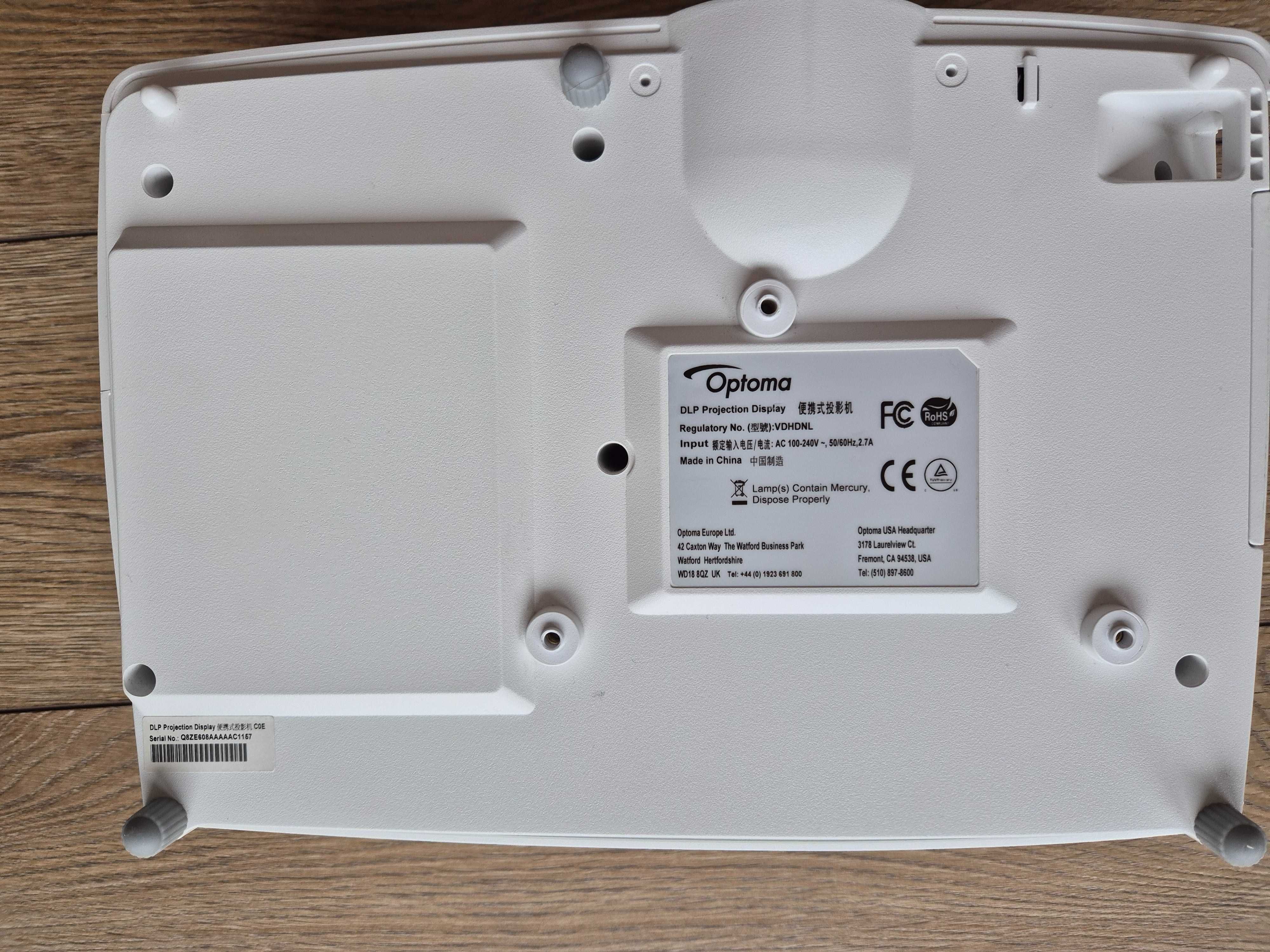 Projektor rzutnik Optoma  DLP Full HD VDHDNL bez lampy
