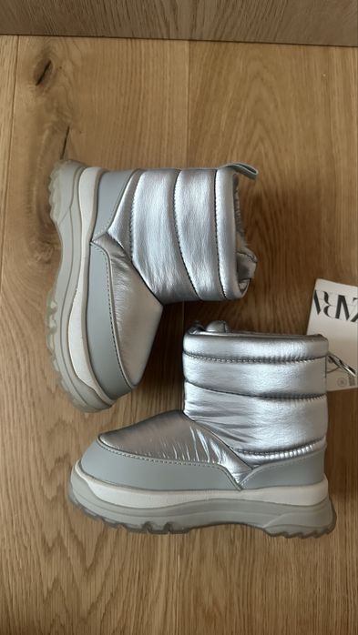 Зимові ботінки Zara 24 р сапожки дутіки ботинки сапоги