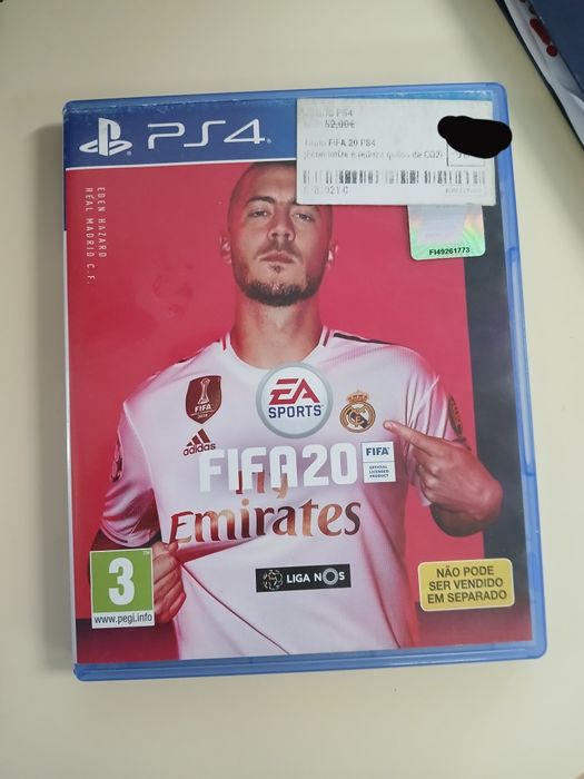 Ps4 fat e jogo fifa 20
