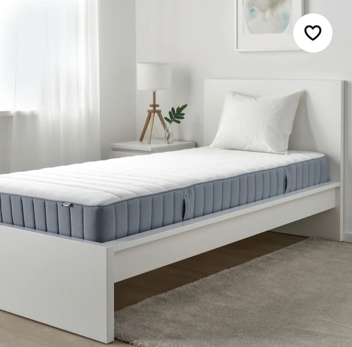 Nowy 1/2 ceny VALEVAG z Ikea materac sprężyny kiesz. gr 24 cm, 80x200