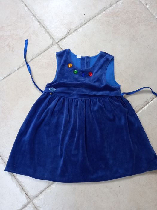 Piekna niebieska sukienka 104