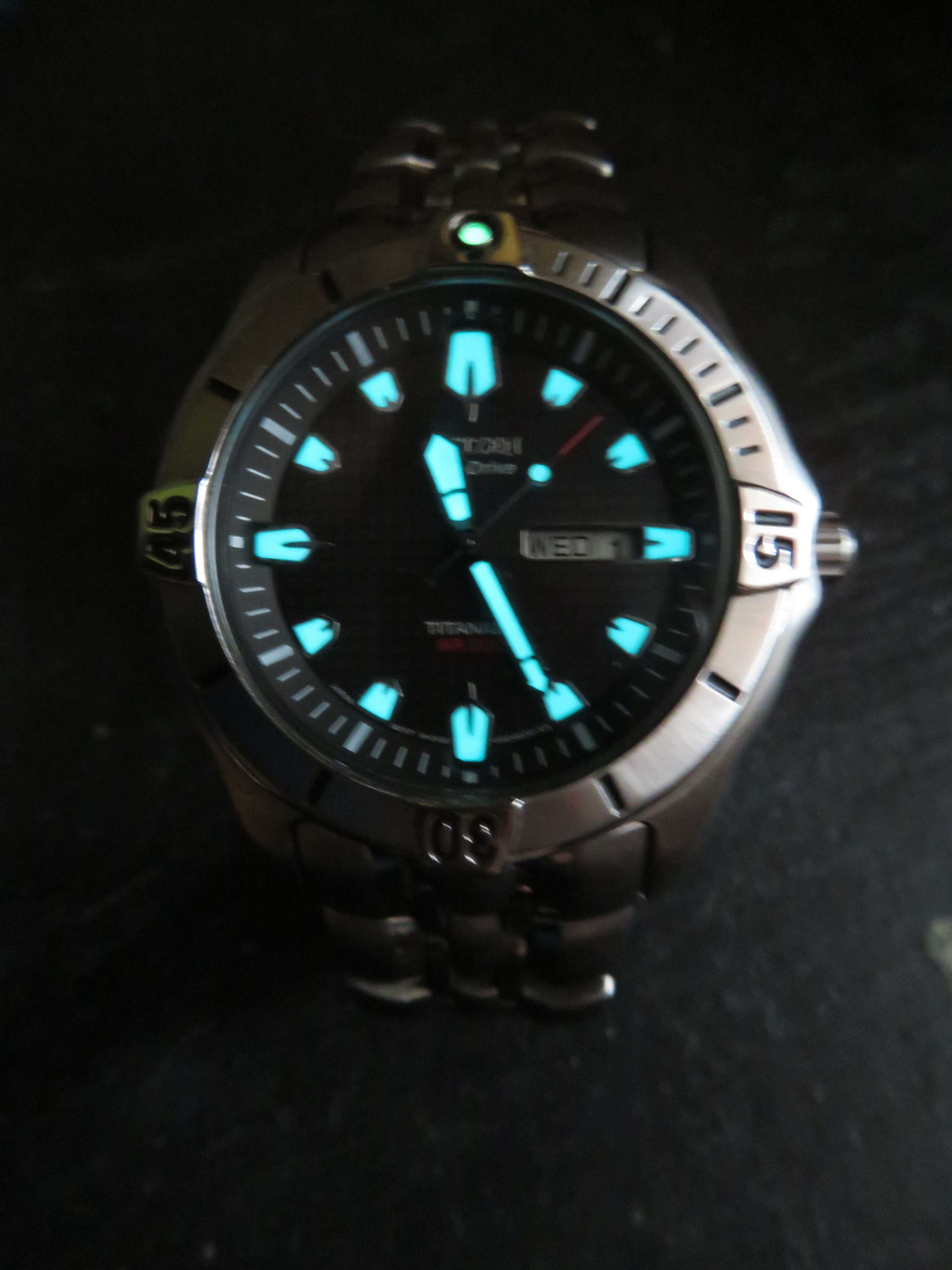 zegarek diver citizen tytanowy  solar eco-drive