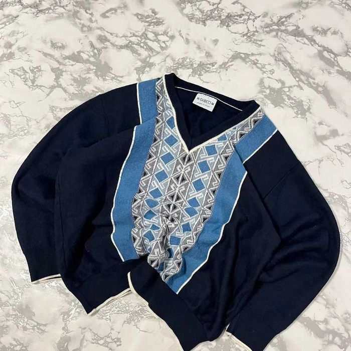 Vintage sweter we wzory Gabicci sweater y2k damski