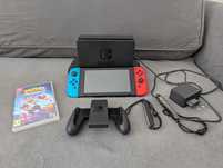 Nintendo Switch plus 2 gry super stannn użyta parę razy